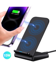 CARGADOR INHALAMBRIO 15W NEGRO MOD. GAR157N