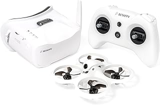 BETAFPV Cetus X FPV Kit Cetus Frsky D8 FC Version, with LiteRadio 3 Transmitter, VR03 Goggles with DVR Recording Function, BT2.0 450mAh 1S Battery, 2S Power RTF Kit for FPV Beginners Indoor Outdoor