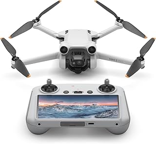 DJI Mini 3 Pro (DJI RC), Mini Drone with 4K Video, 48MP Photo, 34 Mins Flight Time, Less than 249 g, Obstacle Sensing, Return to Home, FAA Remote ID Compliant, Drone with Camera for Adults
