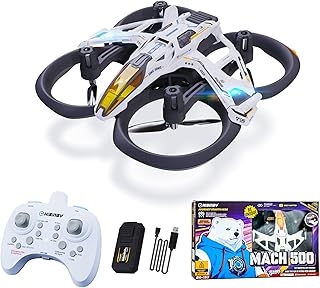 MACH 500 Tiny Drones for Kids, Mini Micro Nano Indoor RC Quadcopter for Age 8-12 10-15 12-14,Kids Drone with LED Light,Optical Flow Positioning,3 Speeds,Toys Gifts for Teen Boys Girls