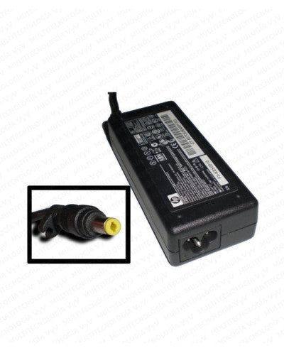 CARGADOR PARA HP 18.5V 3.5A PLUG AMARILLO 4.8x1.7