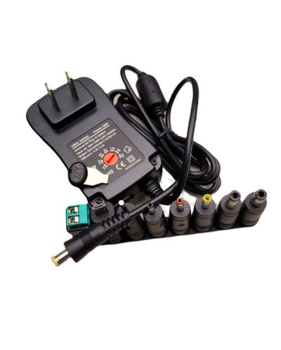 CARGADOR UNIVERSAL 30W 8 PLUG 3-12V + USB2.0