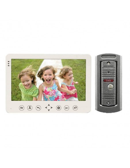 Kit de video portero LCD de 7" DIEL - Monitor + Botonera de Video