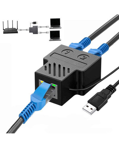 SWITCH RJ45 2 PUERTOS 10/100