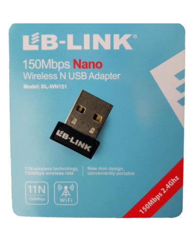 USB WIRELESS WN151 MINI NANO ADAPTER 150MBPS