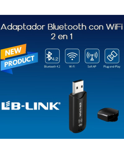 USB WIRELESS WN300BT BLUETOOTH 4.2+WIFI 150 Mbps