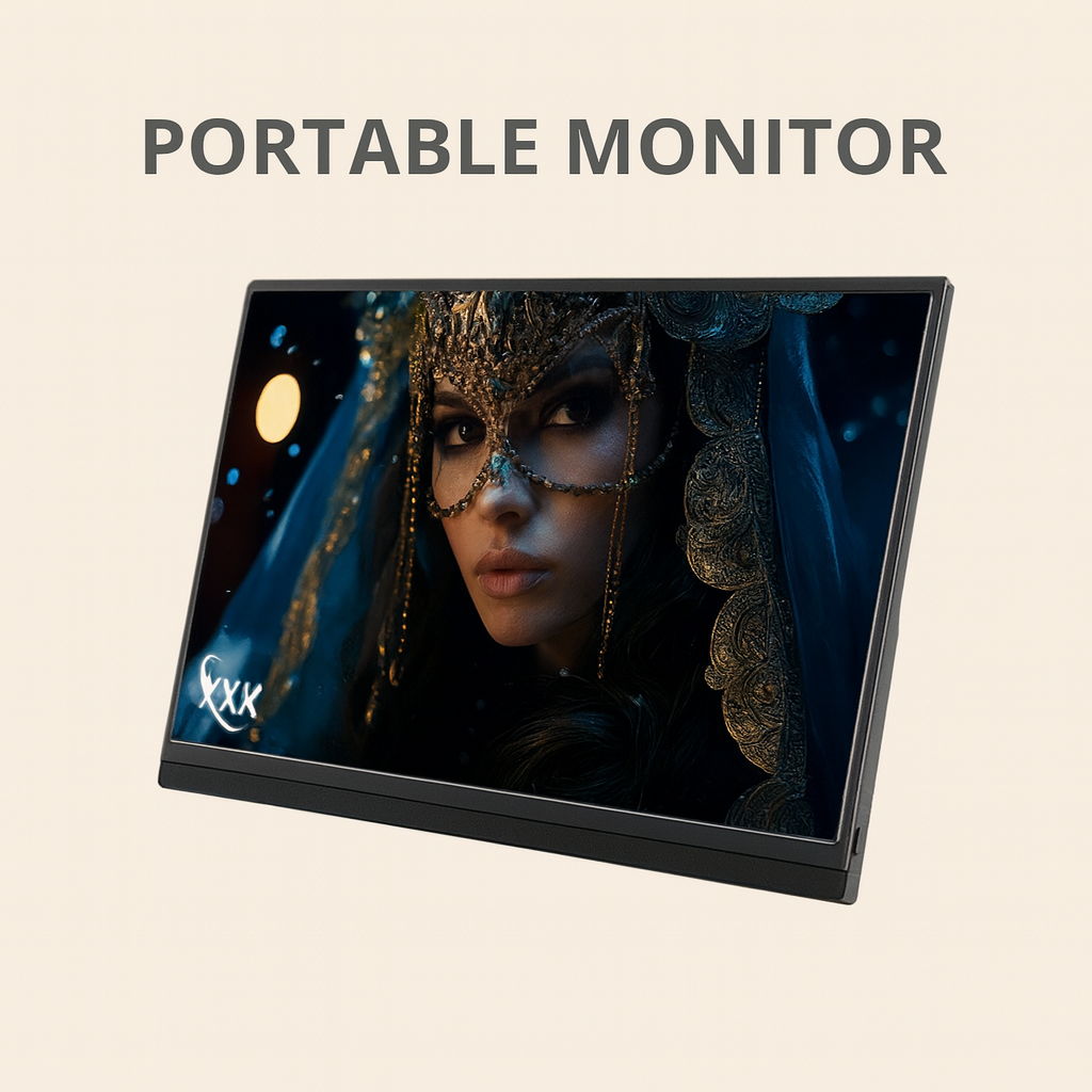 MONITOR ULTRA-SLIM YXK 15.6PULG. PORTABLE FULL-HD IPS USB-C HDMI BLACK