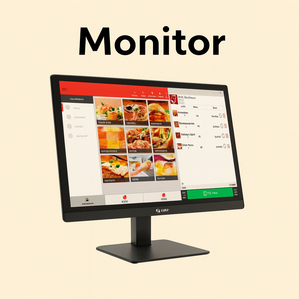 MONITOR SAT 15INC. 10-Point-Touch 1024X768 VGA-HDMI USB NEGRO