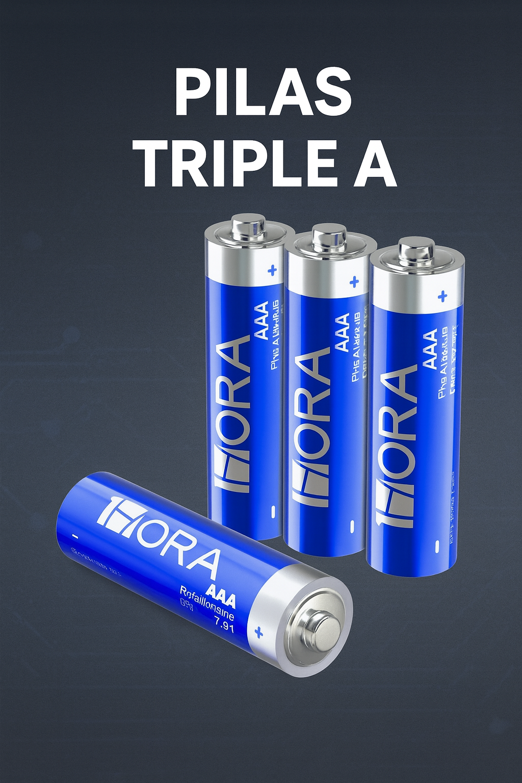 -PILA AAA AZUL BLISTER 4U