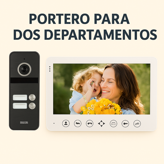 PORTERO DE VIDEO KIT DE DOS PANTALLAS 10'P SMART ( KIT VIP)