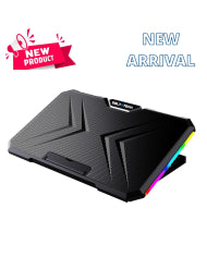 BASE GAMER VAIU-019 2 VENTILADORES 4 NIVELES