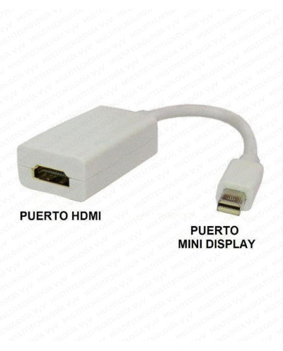 CABLE CONVERTIDOR MINI DISPLAY A HDMI HEMBRA L-20CM DELTA