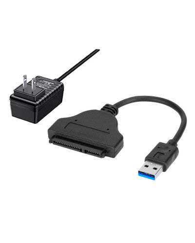 CABLE CONVERTIDOR USB 3.0 A SATA 22 PINES HDD 3.5 CON FUENTE DE PODER