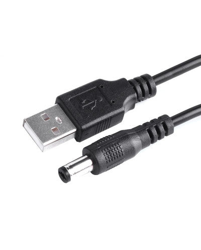 CABLE DE PODER USB 5V 1A PLUG 5.5x2.1