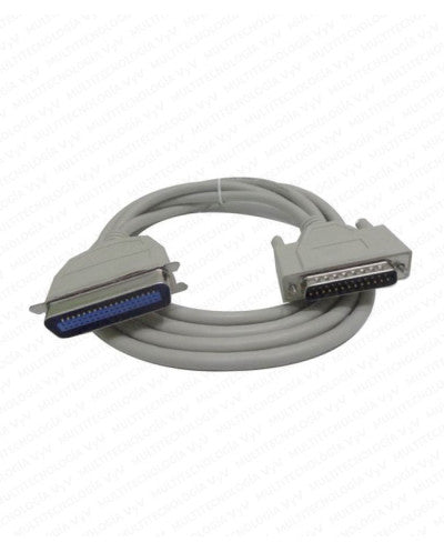 CABLE IMPRESORA 25 PINES MACHO 36 PINES 1.5 M DELTA