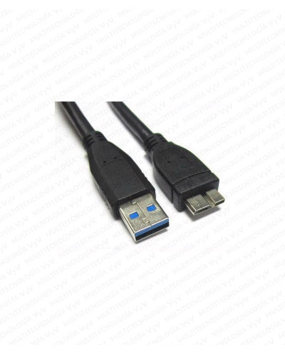 CABLE USB 3.0 PARA DISCO DURO EXTERNO L-30CM NEGRO DELTA