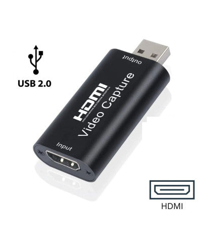 CAPTURADORA DE VIDEO HDMI A USB 2.0