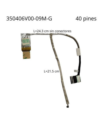 FLEX DE VIDEO HP CQ43 P/N 350406V00-09M-G