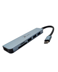 HUB USB TIPO C MOD. BYL-2010N3 6 PUERTOS (HDMI+USB3.0*1+USB2.0*2+SD+TF)