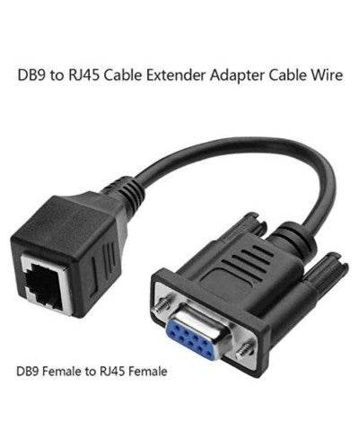 KIT EXTENSOR DE SE¥AL DB9 HEMBRA CON RJ45