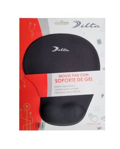 PAD MOUSE GEL ERGONOMICO CON LOGO DELTA