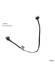 PIN DE CARGA PARA DELL 14 5468 5000 P75G 4.5x3.0mm LARGO 26cm P/N DC30100YF00