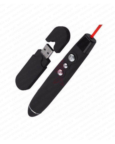 PUNTERO LASER TIPO USB + CONTROL REMOTO DIAPOSITIVAS