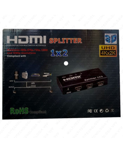 SPLITER HDMI DE 2 PUERTOS