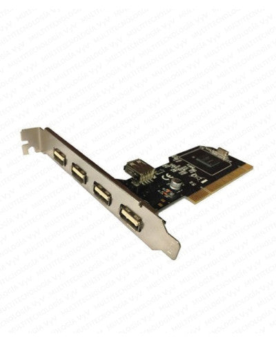 TARJETA PCI A 4 PTOS USB  2.0 + 1 PTO USB 2.0 INTERNO