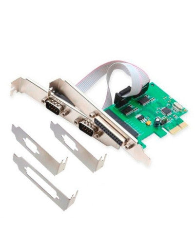 TARJETA PCI EXPRESS 2 PUERTOS SERIAL + 1 PARALELO
