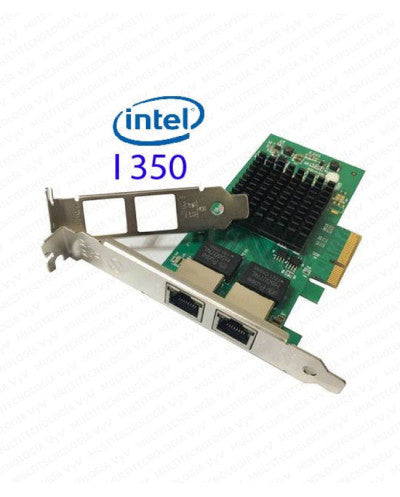 TARJETA PCI EXPRESS SERVIDOR RJ45 1GB 2 PUERTOS 4X INTEL I350
