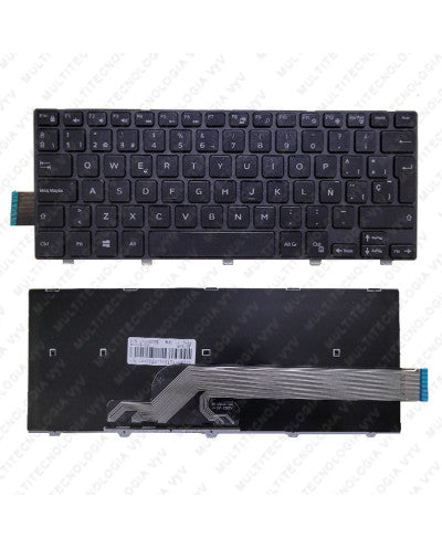 TECLADO PARA DELL 14 3000 SERIE 3441 FRAME BIG ENTER