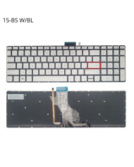 TECLADO PARA HP 15-AB121DX 15-BS NO FRAME CON BACKLIGTH SMALL ENTER