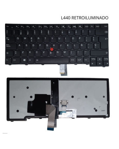 TECLADO PARA LENOVO 14 L440 RETROILUMINADO FRAME TRACK POINT