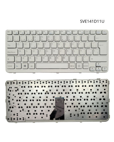 TECLADO PARA SONY 14 SVE14 SERIES BLANCO