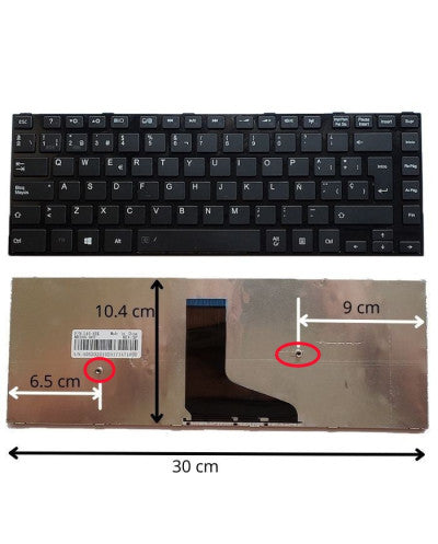 TECLADO PARA TOSHIBA 14 C45 / C40 / L40
