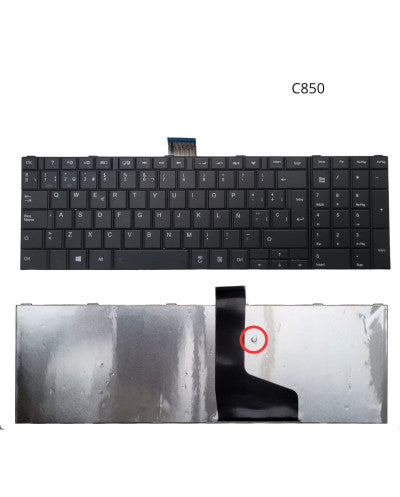 TECLADO PARA TOSHIBA 15 C850 C850D C855 C855D