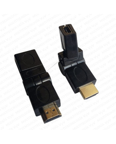 UNION HDMI 360 GRADOS (HEMBRA MACHO)