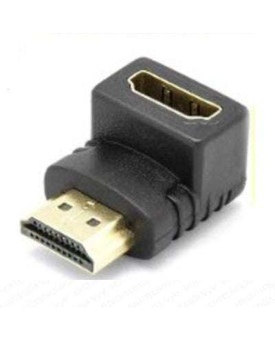 UNION HDMI 90 GRADOS (HEMBRA MACHO)