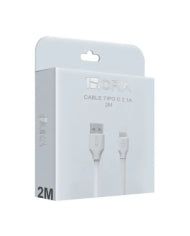CABLE USB TIPO C 2.1A L- 2M MOD. CAB246