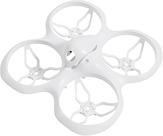 BETAFPV Cetus X 95mm Brushless Whoop Drone Frame with Adjustable Tilt Degree Canopy PA12 Material Impact Durable for Cetus X Brushless Drone F4 1S 12A Flight Controller 1103 Motor C04 Camera-White