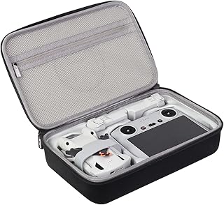 JSVER Carrying Case for DJI Mini 3 Pro/Mini 3 - Hard Shell Travel Storage Case With RC/RC-N1 Remote Controller and Accessories