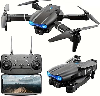 E99 Drone With Camera, Foldable RC Quadcopter Drone,Remote Control Drone Toys For Beginners Men's Gifts,Indoor And Outdoor Affordable UAV,Christmas Halloween Thanksgiving Gift