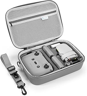 Skyreat Mini 4K/2 SE Drone Case, Portable Leather PU Case with Shoulder Strap, Handle and Propeller Holders