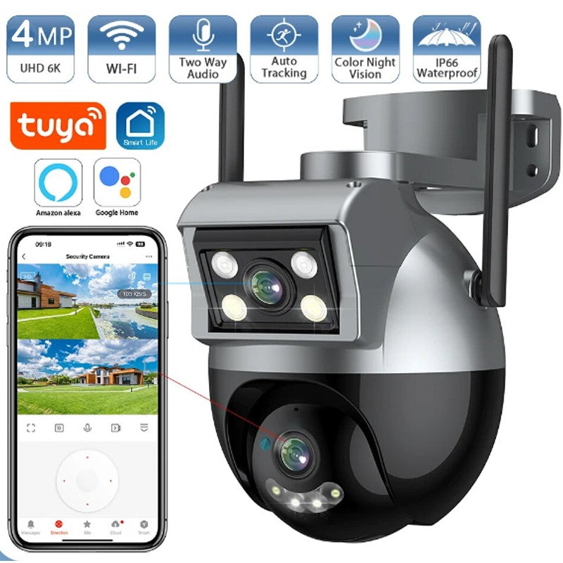 CAMARA PTZ SEGUIMIENTO AUTOMATICO 4MP WIFI TUYA T7-4MP