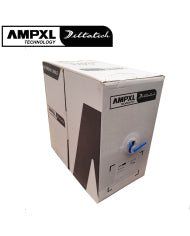 AM- CABLE UTP INTERIOR CAT6 COBRE CM 305M DELTA AMPXL - 23AWG AZUL