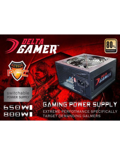 FUENTE DE PODER GAMER 650W CERTIFICADA