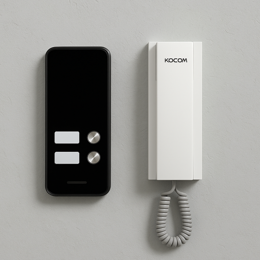 PORTERO DE SOLO AUDIO CON 2 INTERCOMUNICADORES