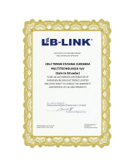 RTIFICADO DISTRIBUIDOR LB LINK