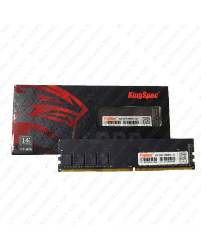MEMORIA RAM KINGSPEC DDR4 DESKTOP 16GB 1.2V 2666 MHz